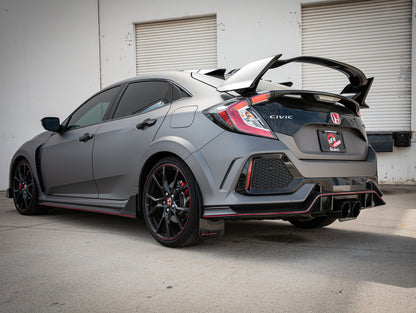 aFe Takeda 2.5in 304SS Axle-Back Exhaust System 17-19 Honda Civic Type R L4-2.0L (t) - Black Tip aFe