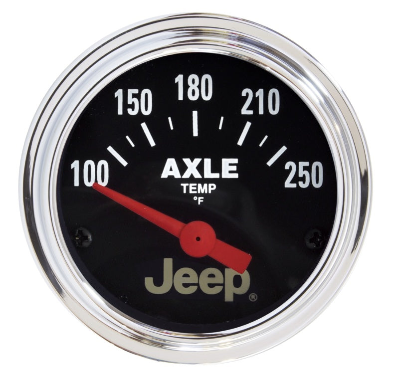 Autometer Jeep 52.4mm Short Sweep Electronic 100-250 Def F Axle Temperature Gauge 880431