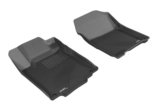 3D MAXpider 2012-2016 Honda CR-V Kagu 1st Row Floormat - Black - eliteracefab.com