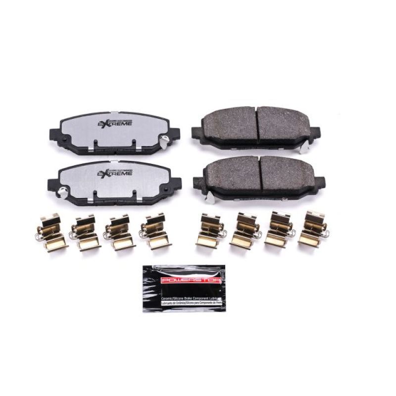 Power Stop 18-19 Jeep Wrangler Rear Z36 Truck & Tow Brake Pads w/Hardware - eliteracefab.com