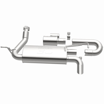 MagnaFlow 07-18 Jeep Wrangler JK Overland Series Axle-Back Exhaust System Magnaflow