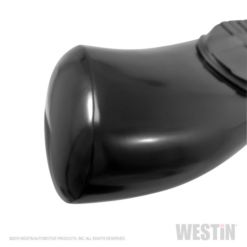 Westin 19-20 Chevrolet Silverado/GMC Sierra 1500 Double Cab PRO TRAXX 5 Oval Nerf Step Bars - Black - eliteracefab.com