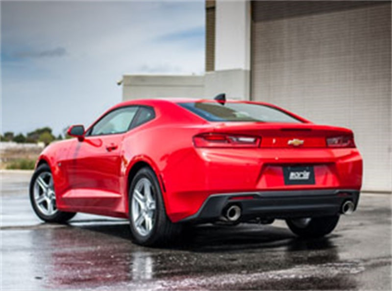 Borla 16-17 Chevy Camaro 3.6L V6 Single Split Rear Exit ATAK Axle-Back Exhaust - eliteracefab.com