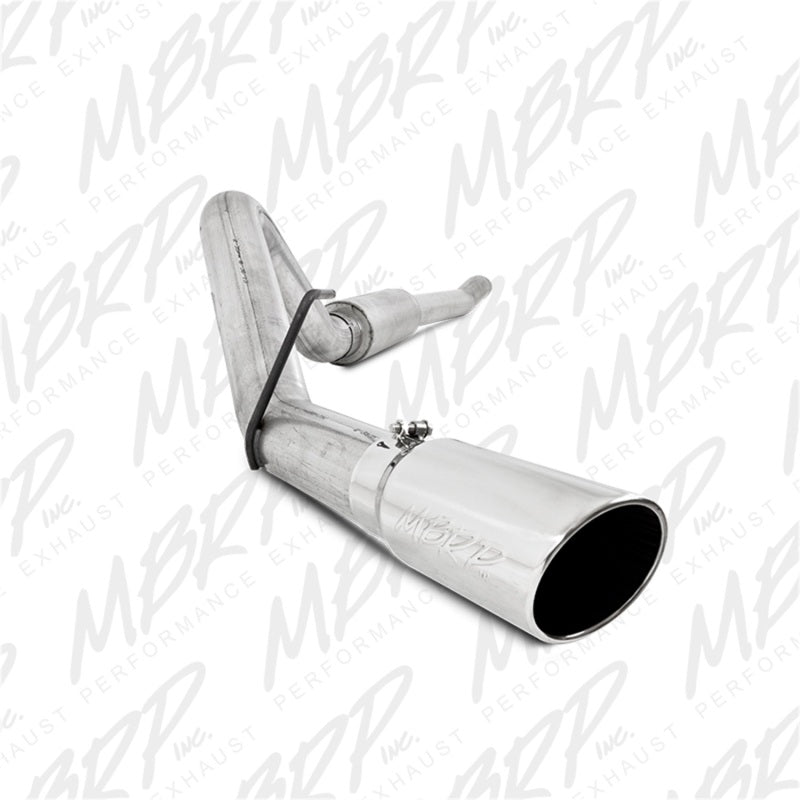 MBRP 11-13 Ford F-250/350/450 6.2L V8 Gas 4in Cat Back Single Side Alum Exhaust System - eliteracefab.com