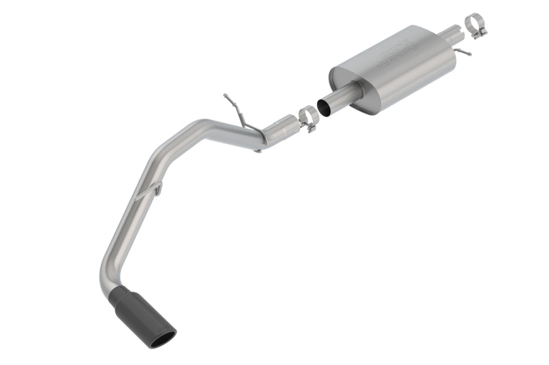 Borla 2019 Ford Ranger XL/XLT/Lariat 2.3L 2/4WD WB S-Type Catback Exhaust w/ Blk Chrome Tip - eliteracefab.com