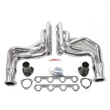 JBA 65-73 Ford Mustang 260-351W (w/Mustang II Suspension) 1-3/4in Primary Sliver Long Tube Header JBA