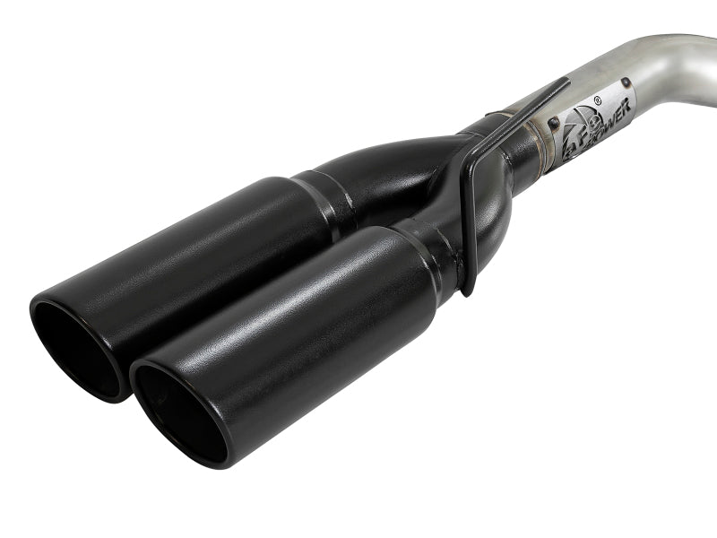 aFe Vulcan Series 4-3in 304SS Exhaust Cat-Back w/ Blk Tips 2019 GM Silverado/Sierra 1500 V8-6.2L aFe
