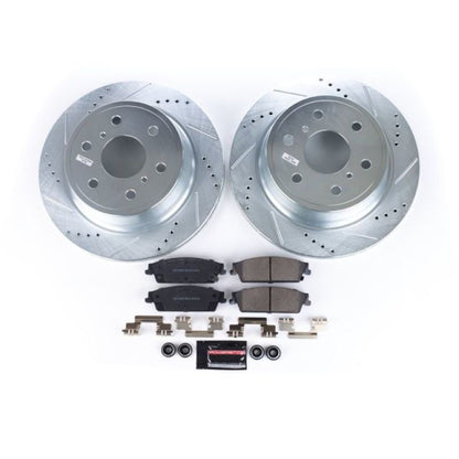 Power Stop 07-14 Cadillac Escalade Rear Z23 Evolution Sport Brake Kit - eliteracefab.com