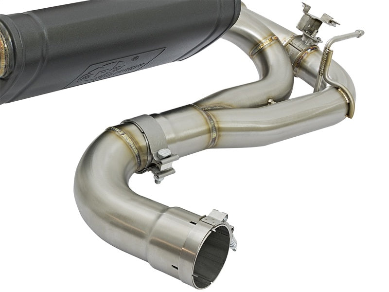 aFe MACHForce XP 16-17 BMW 340i/iX 440i/iX L6-3.0L (t) SS Axle-Back Exhaust w/Polished Tips - eliteracefab.com