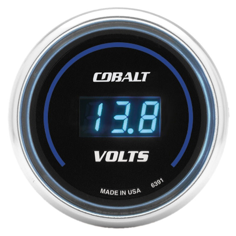 Autometer Cobalt 52mm Digital Voltmeter 8-19 Volts Gauge 6391