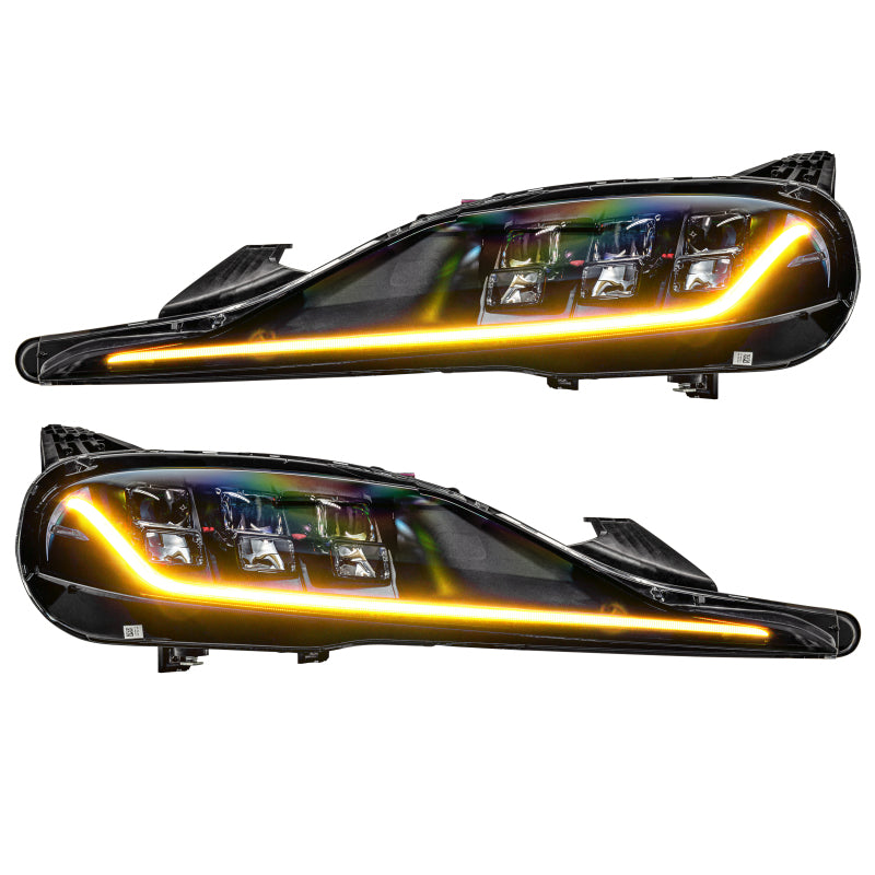 Oracle 20-21 Toyota Supra GR RGB+A Headlight DRL Upgrade Kit - ColorSHIFT 2