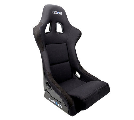 NRG Innovations Fiberglass Bucket Seat - Medium - Black – FRP-310