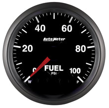 Load image into Gallery viewer, Autometer Elite 52mm 0-100 PSI Fuel Pressure Peak &amp; Warn w/ Electronic Control Gauge