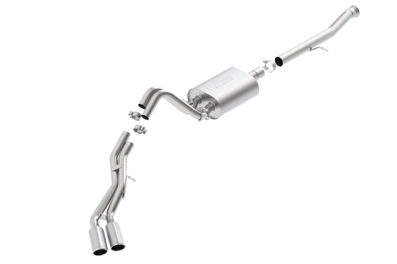 Borla 15-16 Cadillac Escalade ESV/Yukon Denali XL 6.2L V8 AT Split Side Ext SS S-Type CB Exhaust - eliteracefab.com