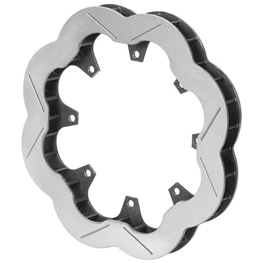 Wilwood Super Alloy Scalloped Slotted Rotor 11.75in Diameter 32 Vane Count 8x7in Rotor Bolt Circle Wilwood