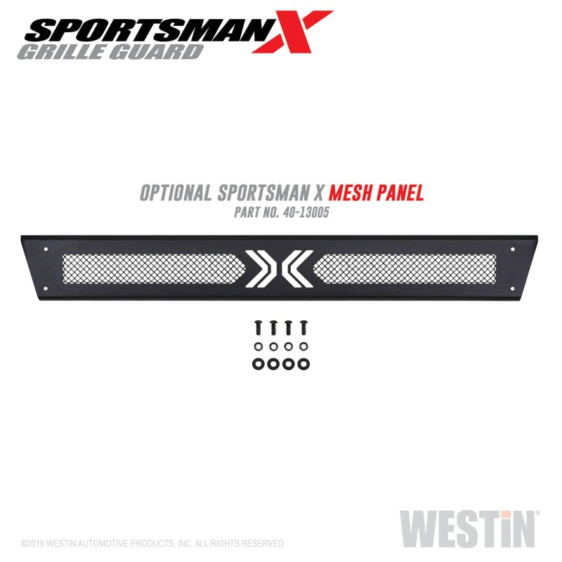 Westin 12-20 Nissan Frontier Sportsman X Grille Guard - Textured Black Westin