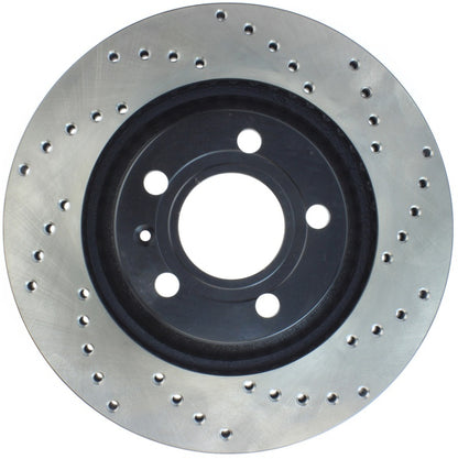StopTech 04-09 Audi S4 Rear Left Drilled Rotor Stoptech