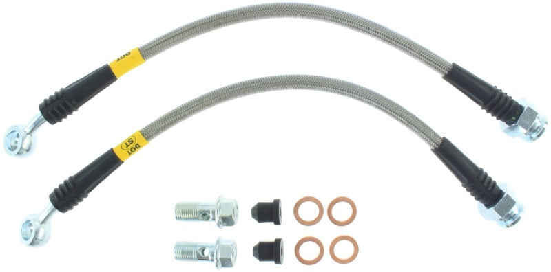 StopTech 03-07 Hummer H2 Stainless Steel Rear Brake Lines - eliteracefab.com