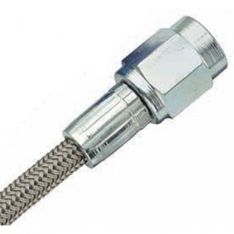 Fragola -2AN Brake Line w/ -3AN Steel Nuts 12in Fragola