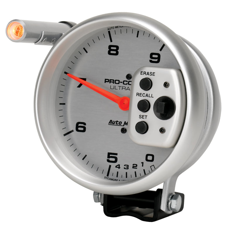 Autometer Ultra-Lite 5 inch 9000 RPM Dual Range w/ Shift-Lite and Memory Tach 6854