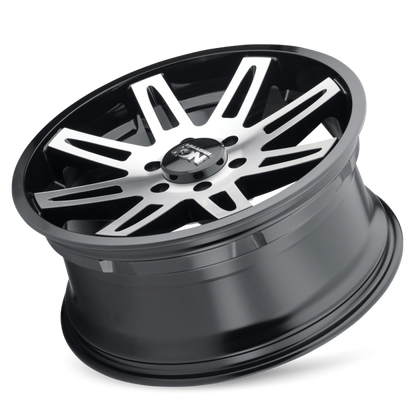 ION Type 142 18x9 / 5x127 BP / 0mm Offset / 78.1mm Hub Black/Machined Wheel