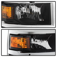 Load image into Gallery viewer, xTune 14-15 Chevy Silverado 1500 (New Body) OEM Style Headlights w/Trim - Blk (HD-JH-CS14-CC-BK) - eliteracefab.com