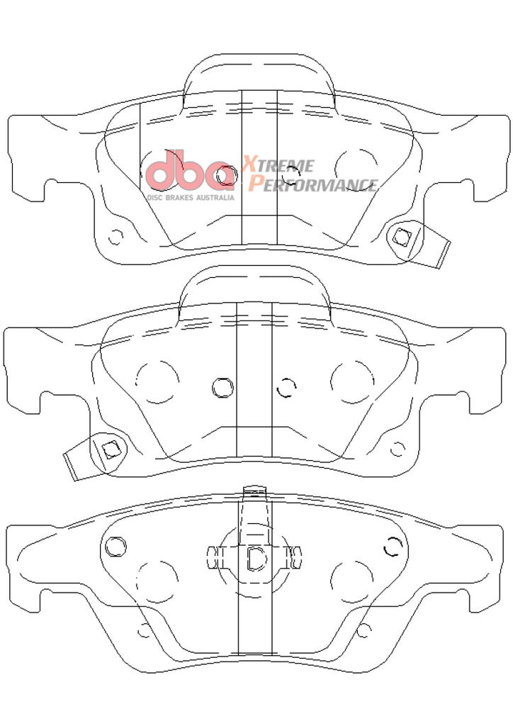 DBA Extreme Performance Front Brake Pads - DB2217XP