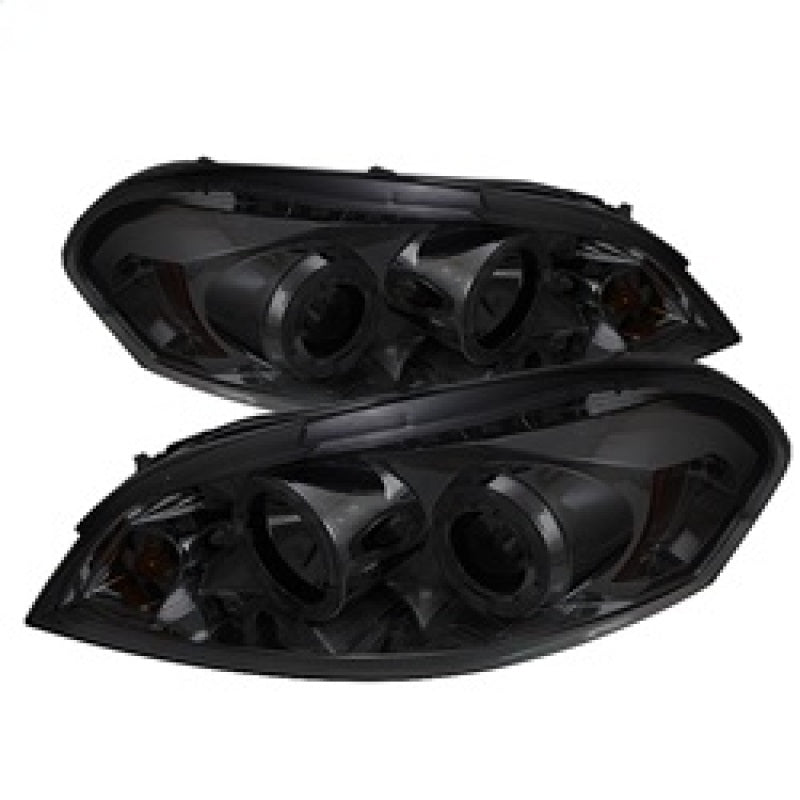 Spyder Chevy Impala 06-13 Projector Headlights LED Halo LED Smke PRO-YD-CHIP06-HL-SM - eliteracefab.com