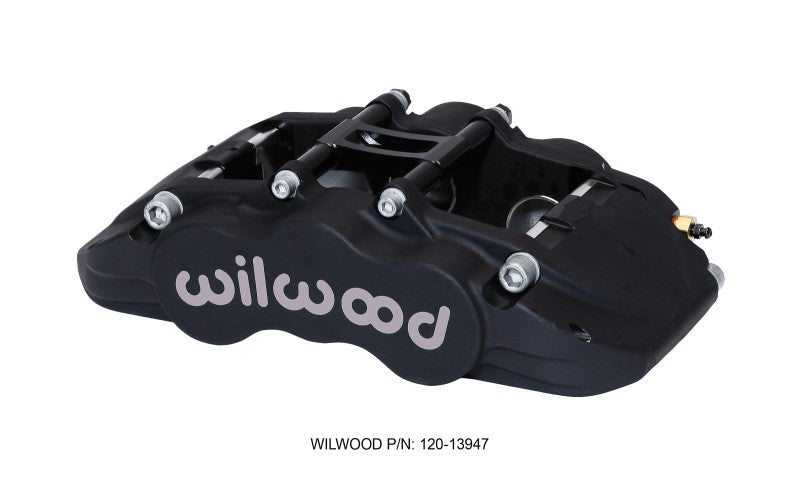 Wilwood Caliper-GN6R-L/H-Black Ano (.80 Thk Pad) 1.75/1.38/1.38in Pistons 1.38in Disc Wilwood