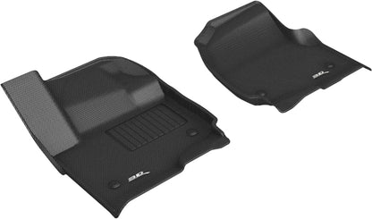 3D MAXpider 2018-2020 Lincoln/Ford Navigator/Expedition Kagu 1st Row Floormat - Black - eliteracefab.com