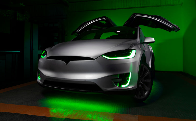 ORACLE Lighting 16-21 Tesla Model X Dynamic ColorSHIFT Headlight & Fog Light DRL Upgrade Kit - eliteracefab.com