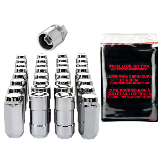 McGard 9-16-18 Chrome 8 Lug Wheel Install Kit Cone Seat - 84823