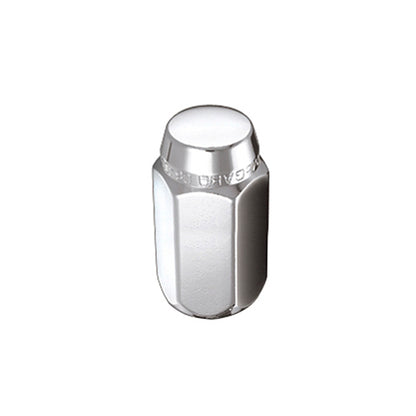McGard Hex Lug Nut (Cone Seat) M14X1.5 / 13/16 Hex / 1.945in. Length (4-Pack) - Chrome - eliteracefab.com