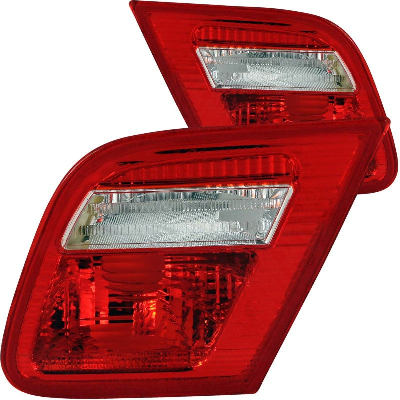 ANZO 2000-2003 BMW 3 Series E46 Taillights Red/Clear - Inner - eliteracefab.com