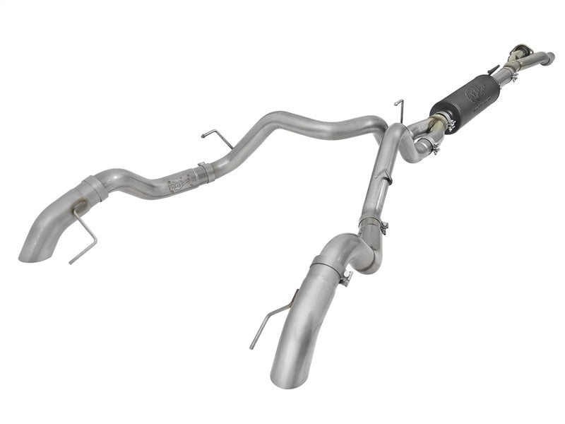 aFe MACH Force-Xp Cat-Back Exhaust w/Dual Hi-Tuck Tips 17-18 Ford F-150 Raptor V6-3.5L (tt) aFe