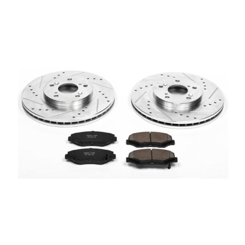 Power Stop 03-08 Honda Pilot Front Z23 Evolution Sport Brake Kit - eliteracefab.com