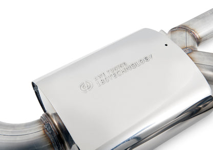 AWE Tuning Audi C7.5 A7 3.0T Touring Edition Exhaust - Quad Outlet Chrome Silver Tips AWE Tuning