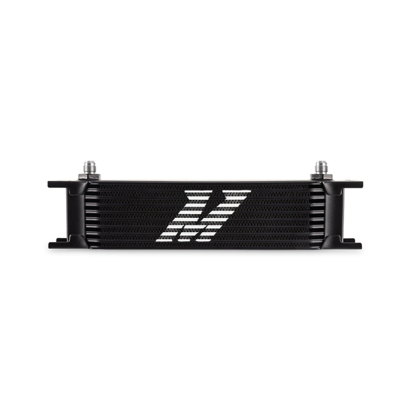 Mishimoto Universal - 6AN 10 Row Oil Cooler - Black - eliteracefab.com