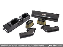 Load image into Gallery viewer, AWE Tuning Porsche 991 (991.2) Turbo and Turbo S S-FLO Carbon Intake - eliteracefab.com