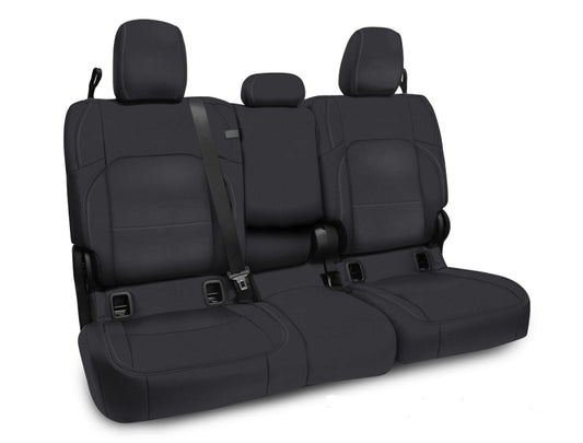PRP 2020+ Jeep Gladiator JT Rear Bench Cover with Leather Interior - All Black B056-02