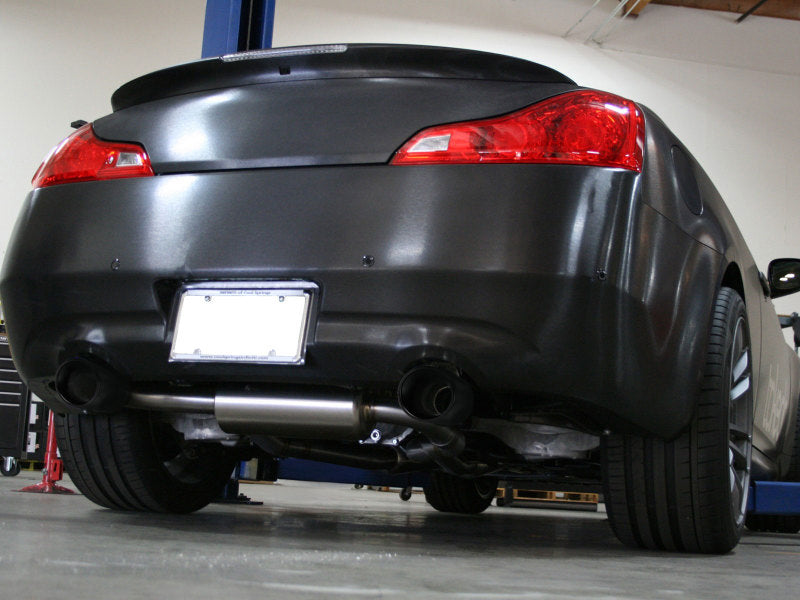 aFe Takeda 2-1/2 in 304 SS Cat-Back Exhaust System Infiniti G37 08-13/Q60 14-15 V6-3.7 w/ Black Tips aFe