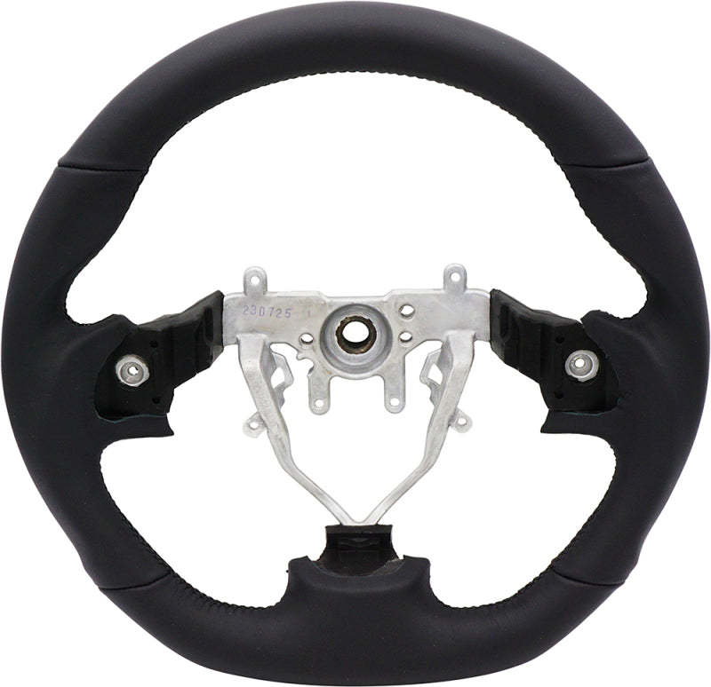 BLOX Racing 08-14 Subaru Leather Steering Wheel Black Stitching