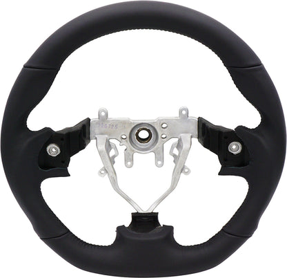 BLOX Racing 08-14 Subaru Leather Steering Wheel Black Stitching BXSW-50000-B