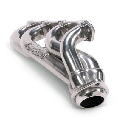 BBK 79-93 Mustang 351 Swap Shorty Unequal Length Exhaust Headers - 1-5/8 Silver Ceramic BBK