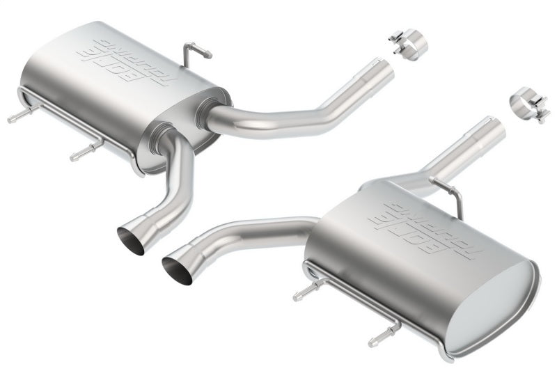 Borla 11-14 CTS Coupe V6 3.6L AT RWD/AWD Dual Ctr Rear Exit Touring Exhaust (REAR SECTION ONLY) - eliteracefab.com