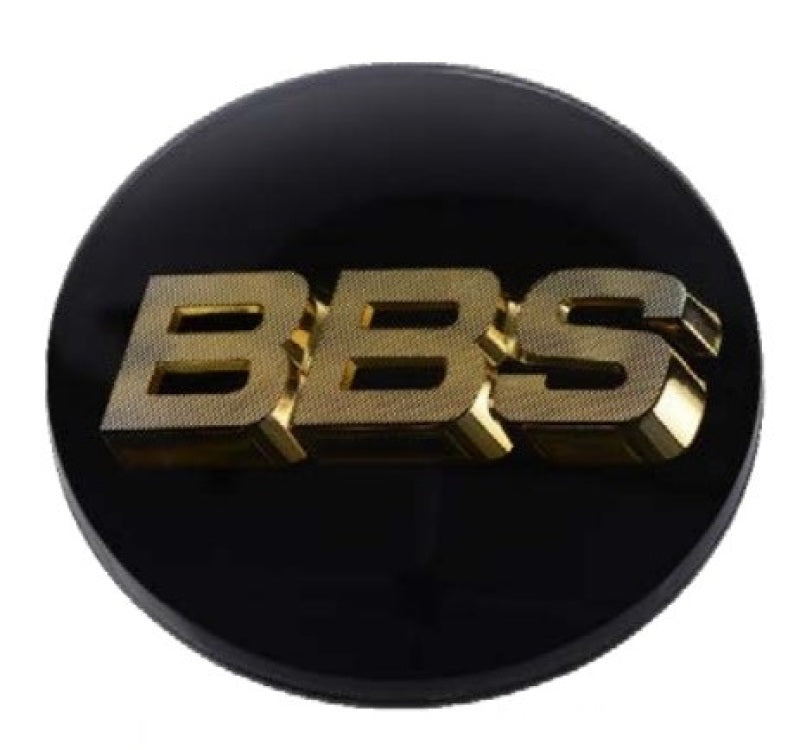 BBS Center Cap 70.6mm Black/Gold (4-tab) (56.24.120) - eliteracefab.com