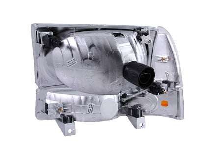 ANZO USA Ford Excursion Crystal Headlights Chrome W/ Led 1pc; 2000-2004 - eliteracefab.com