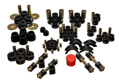 Energy Suspension 74-78 Nissan 260Z/280Z Black Hyper-Flex Master Bushing Set - eliteracefab.com