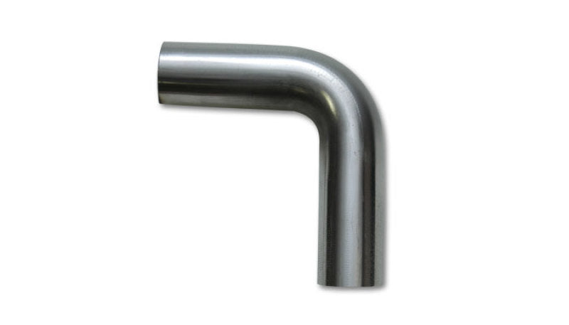 Vibrant 3.5in O.D. T304 SS 90 deg Mandrel Bend 6in x 6in leg lengths (5.5in Centerline Radius) - eliteracefab.com