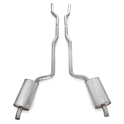 Stainless Works 1968-72 Corvette Exhaust SB 2-1/2in Factory Style Mufflers Stainless Works